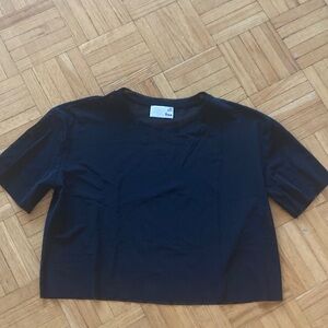 Wilfred Free Black Mesh Top